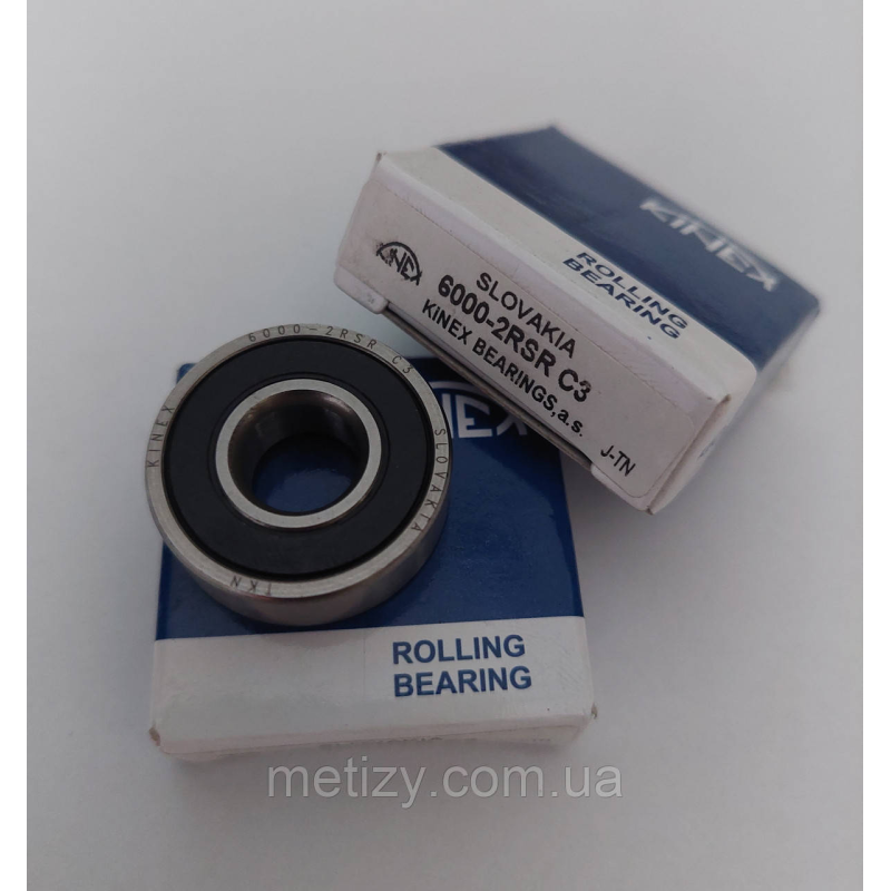 Підшипник 6000-2RS (180100)  10x26x8 KINEX Словаччина